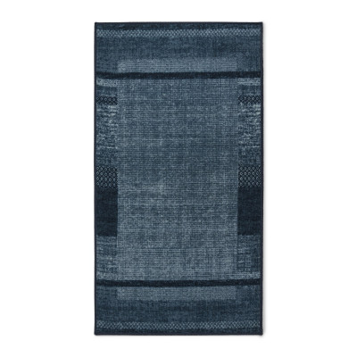 Trendy blå - matta med gummibaksida