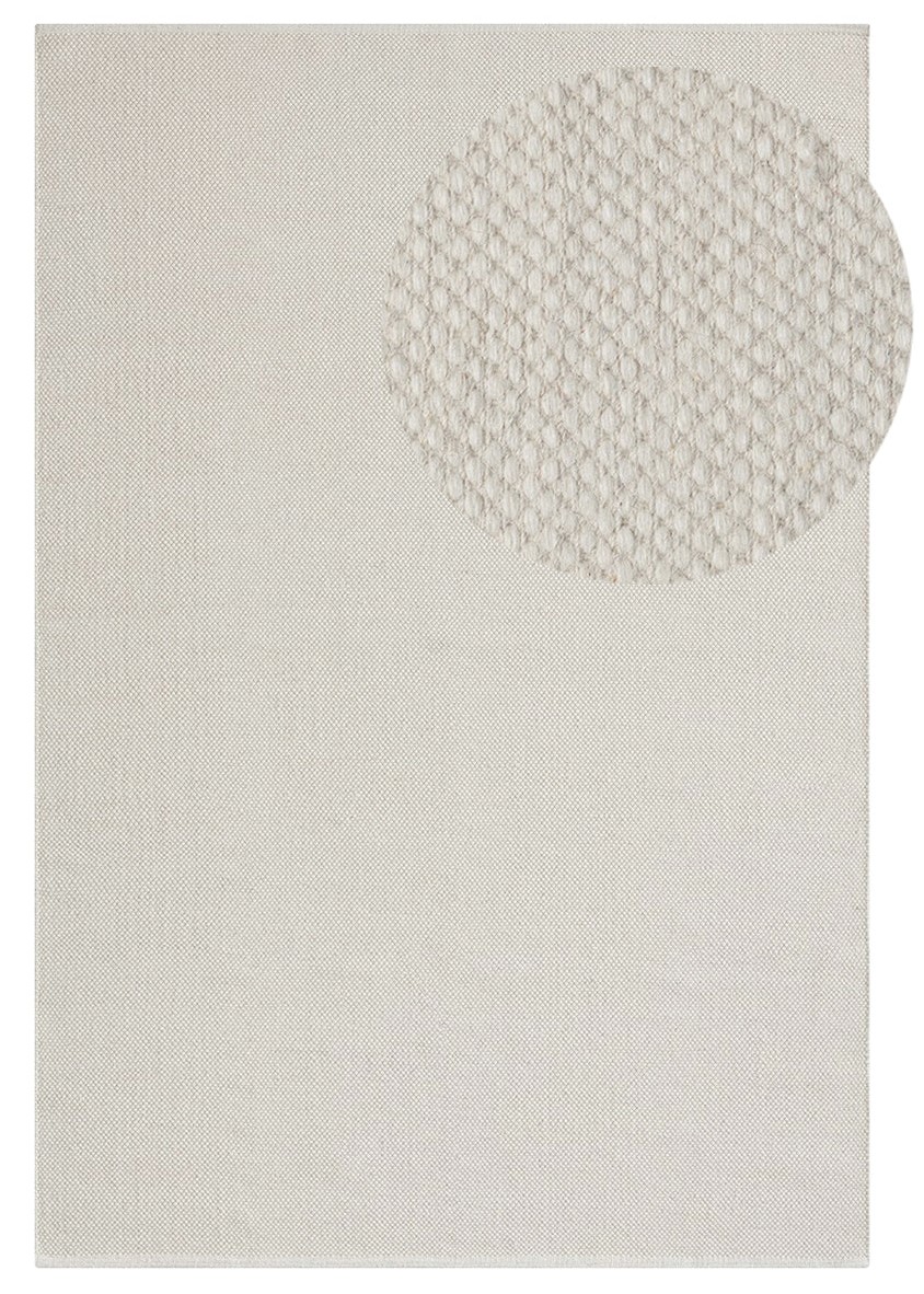 Molly Vit 200x290 cm Ullmatta