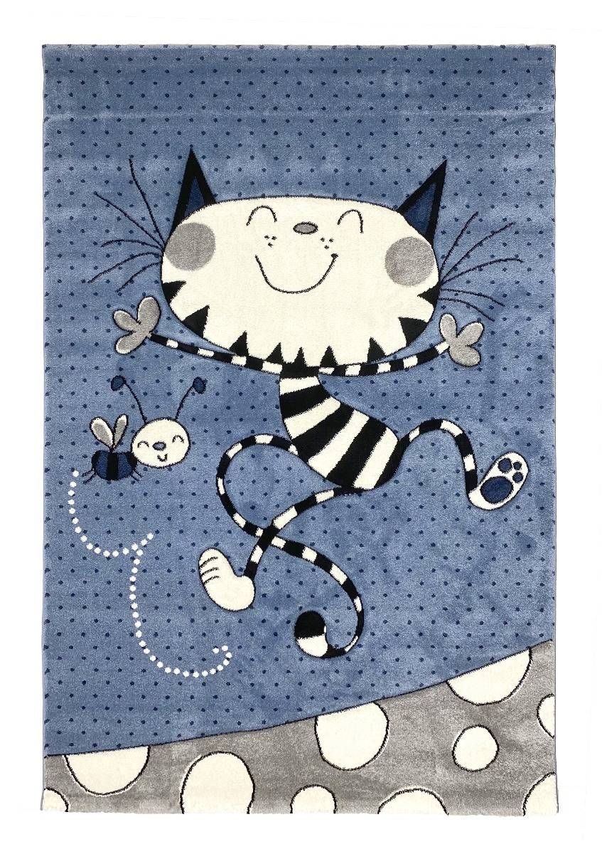 Motive Kitty Blå 80x150 cm