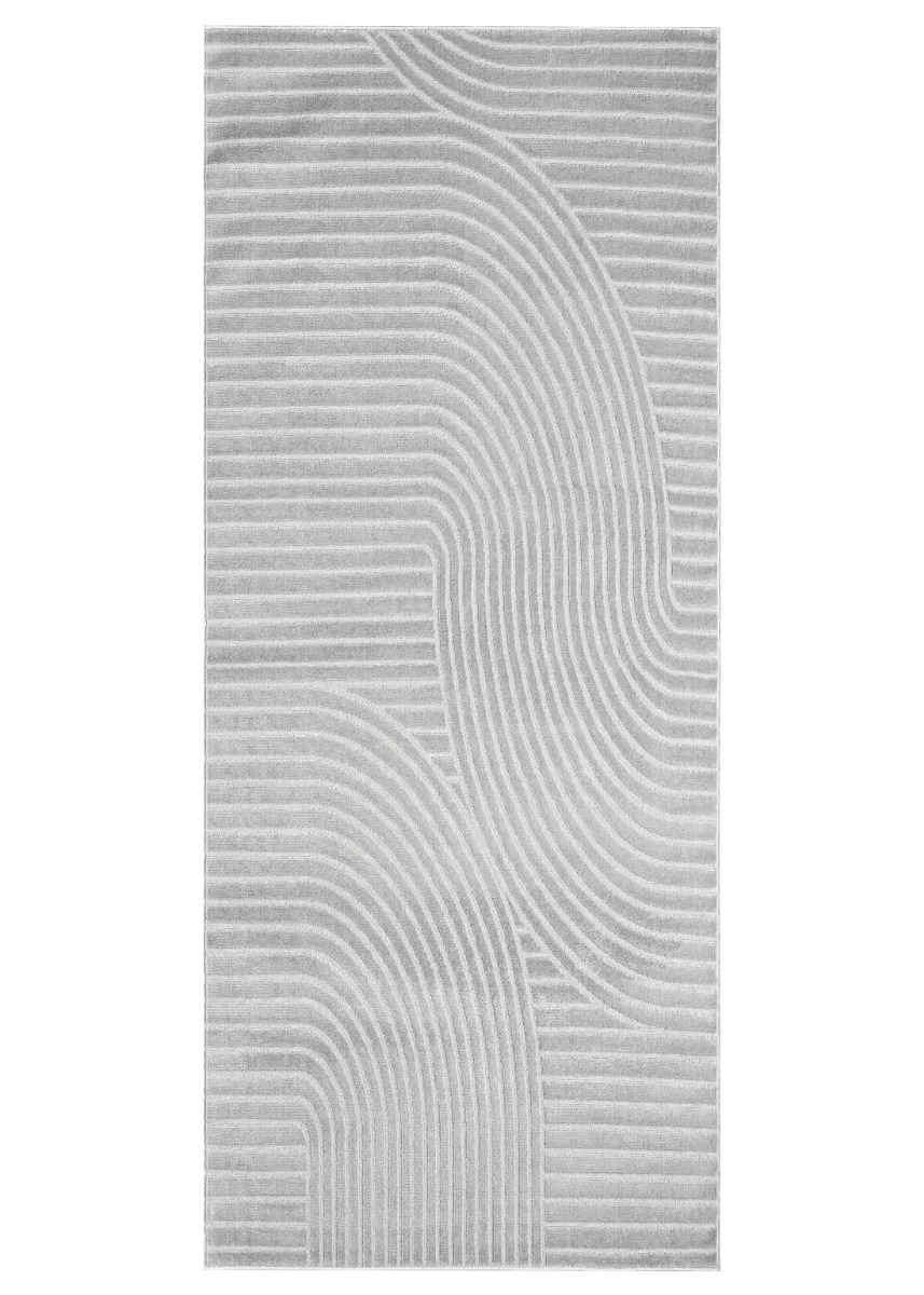 Bella Spin Grå 80x150 cm Wiltonmatta