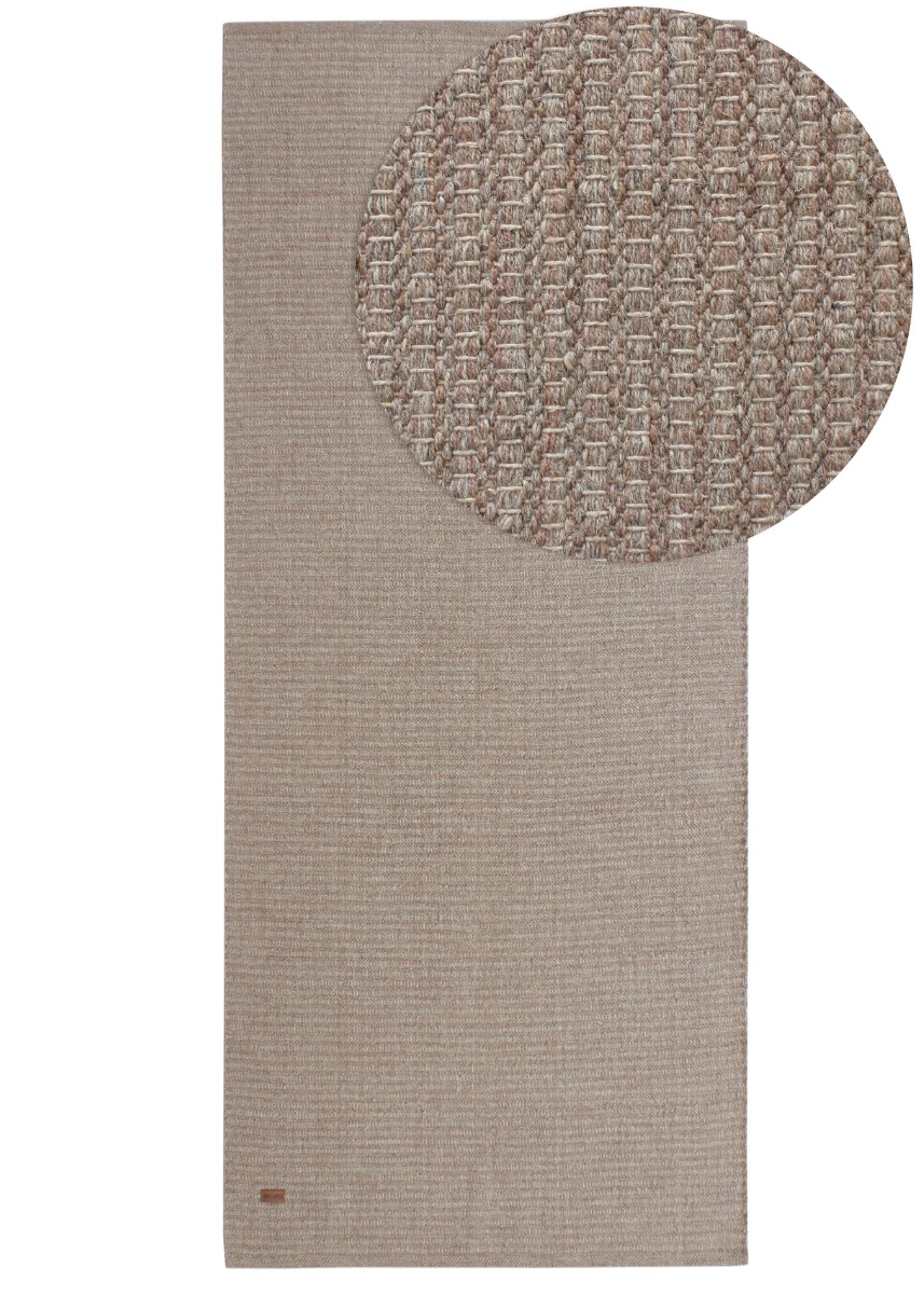Molly Greige 75x230 cm Ullmatta