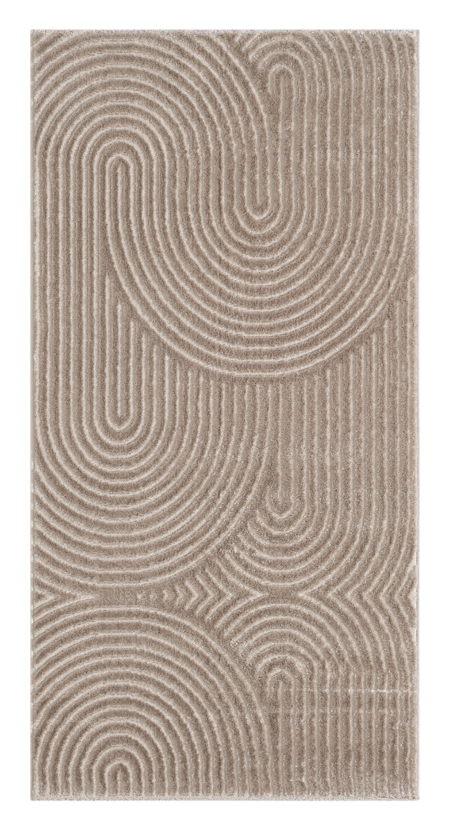 Bella Zen Mörkbeige 80x150 cm