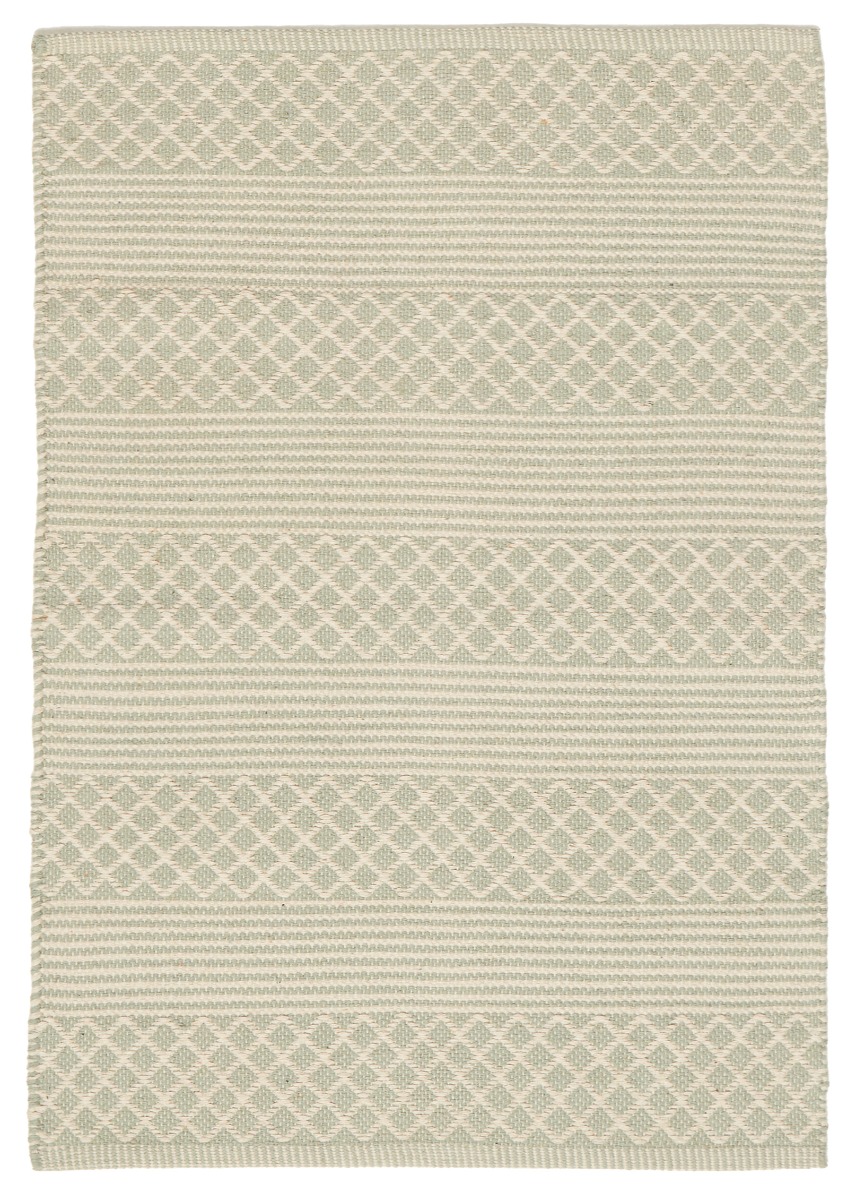 Fyrolin Ljusgrön 135x190 cm Trasmatta