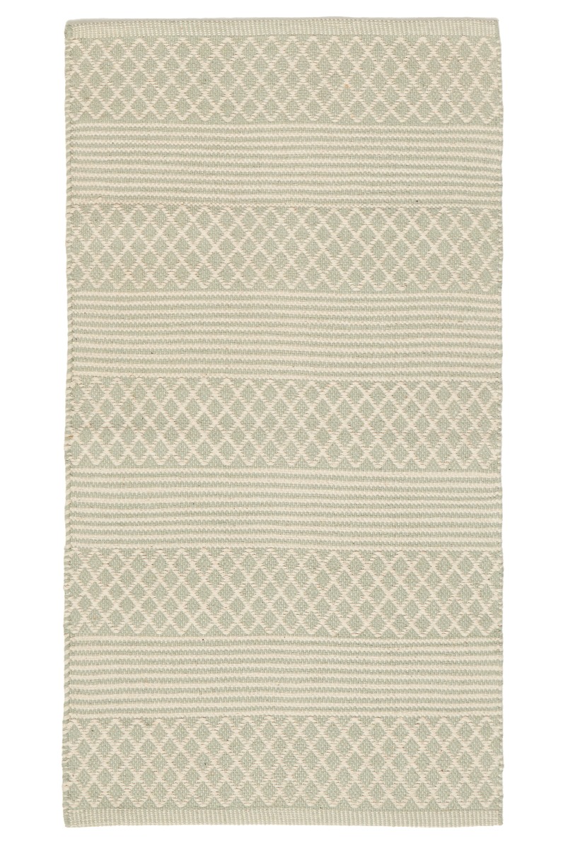 Fyrolin Ljusgrön 75x270 cm Trasmatta