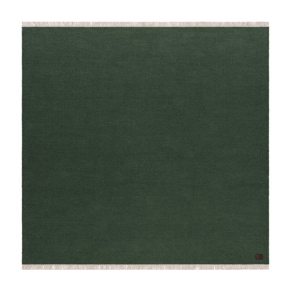 Lana Grön Kvadrat 300 cm Ullmatta