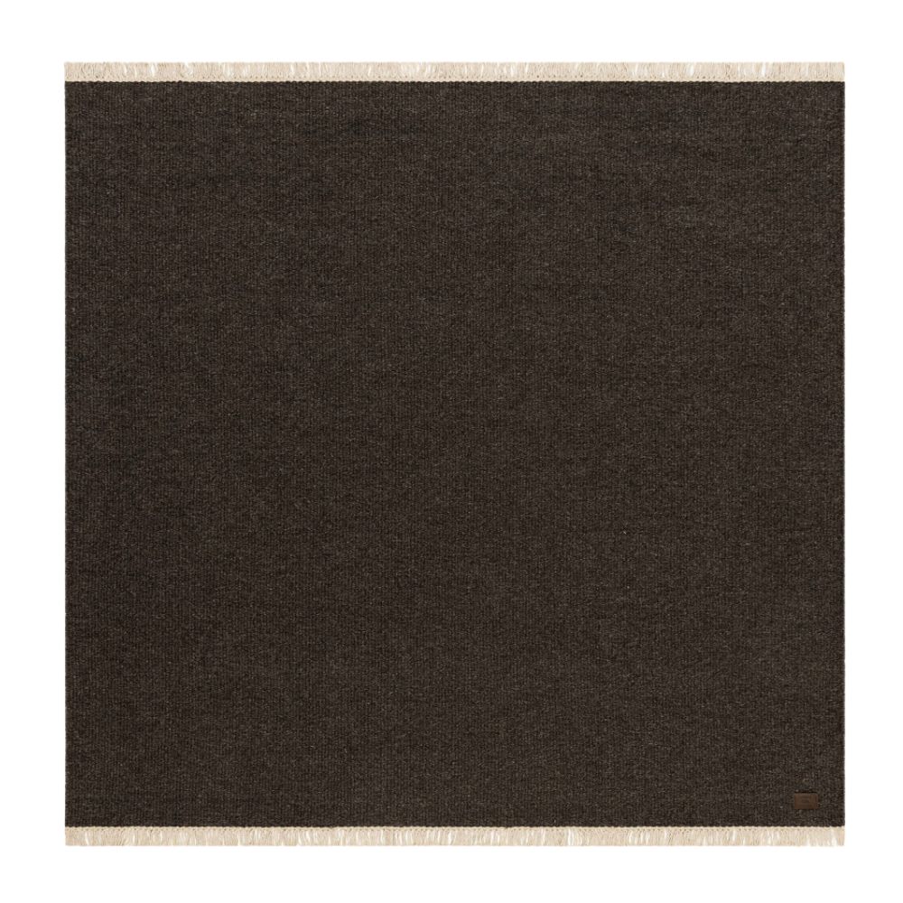 Lana Taupe Kvadrat 200 cm Ullmatta
