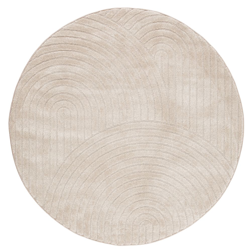 Lior Linne Rund 200 cm Wiltonmatta