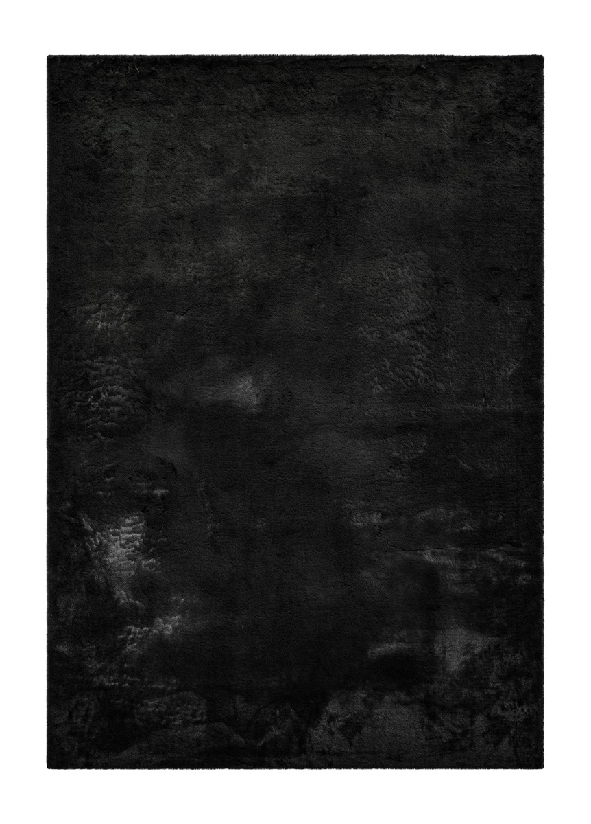 Eiderelle Svart 160x230 cm Mjuk Päls-look Matta