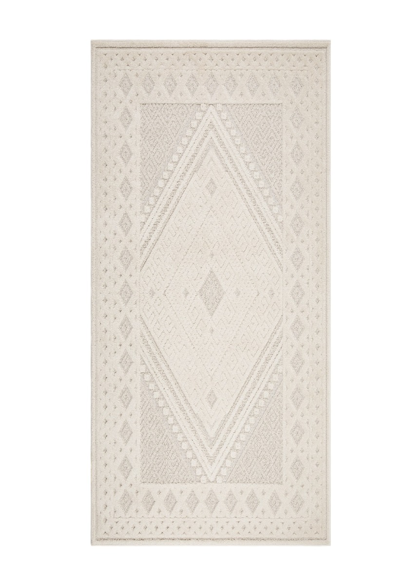 Yoko Orb Kräm 80x250 cm Inom- och Utomhusmatta