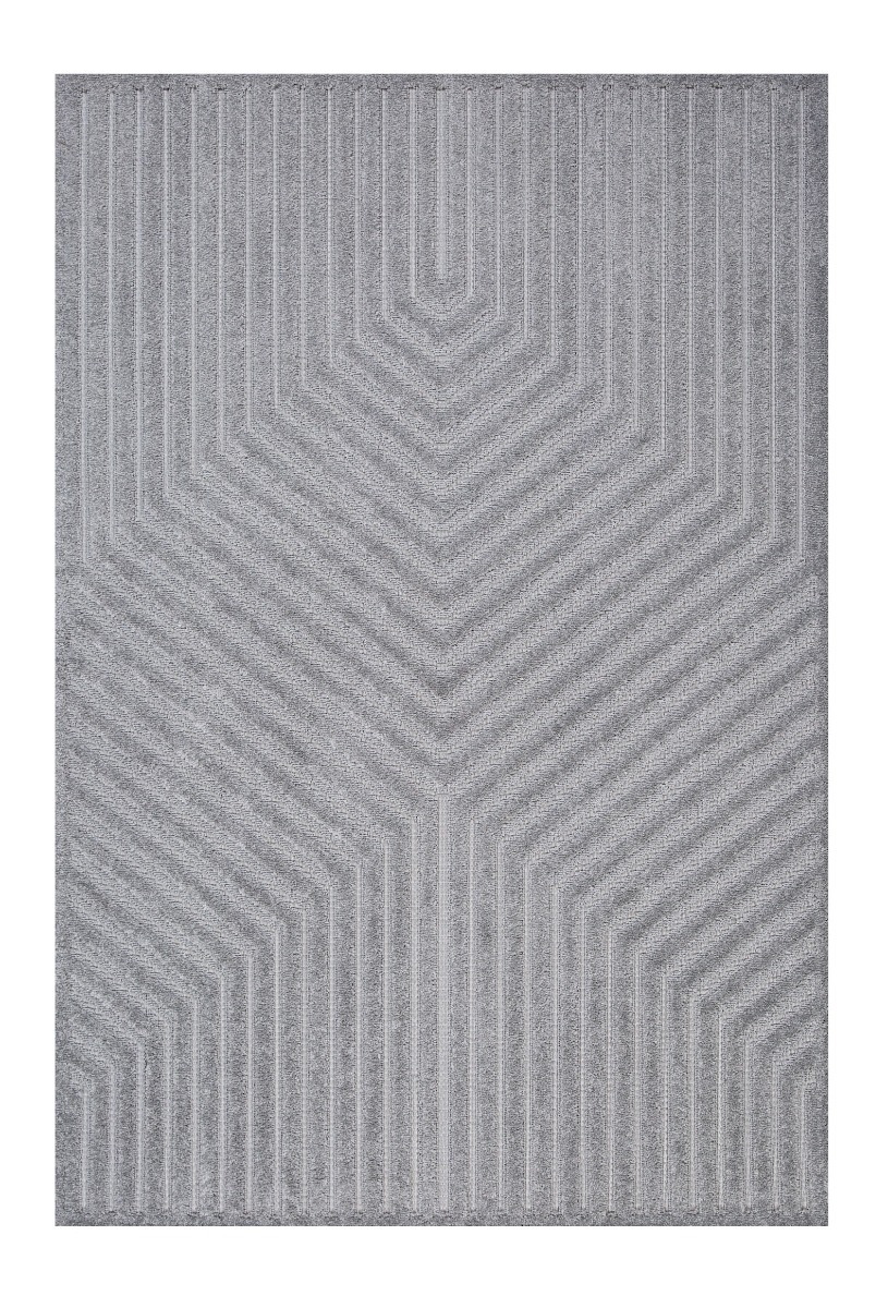 Yoko Granit Grå 140x200 cm Inom- och Utomhusmatta