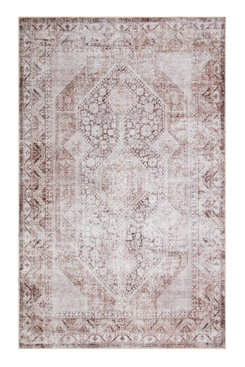 Ardalan Altara Kräm 280x380 cm Tvättbar Bomullsmatta