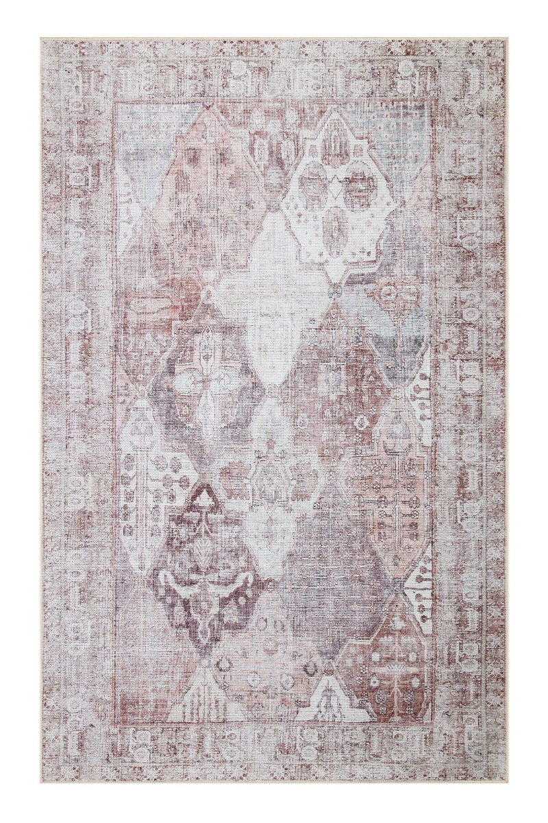 Ardalan Elvorin Kräm 200x300 cm Tvättbar Bomullsmatta