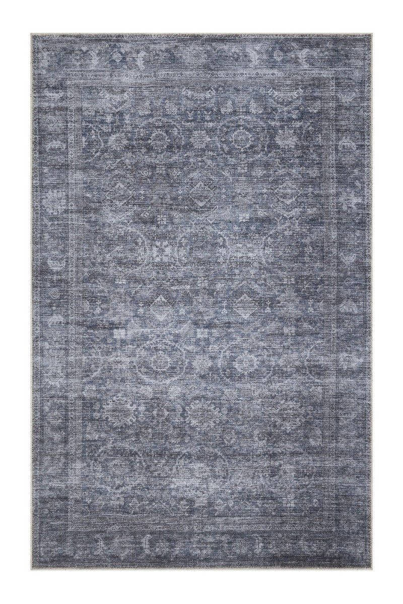 Ardalan Miraval Blå 160x230 cm Tvättbar Bomullsmatta