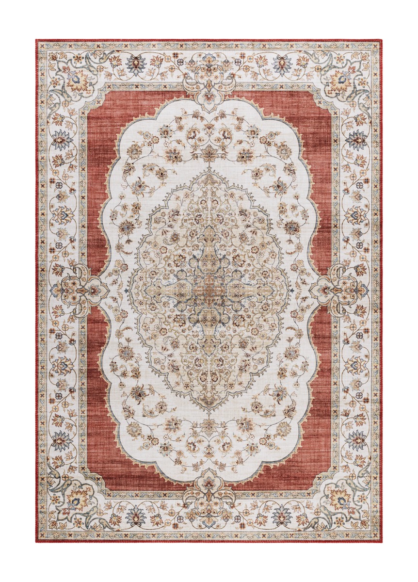 Mirande Thalvara Röd 240x340 cm Tvättbar Matta