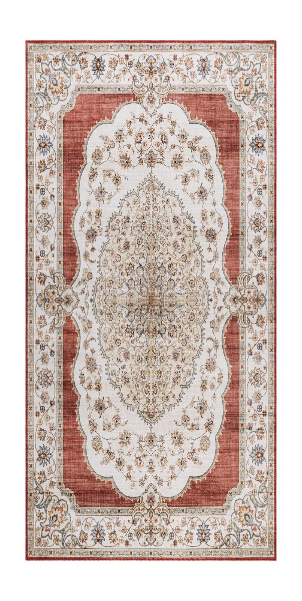 Mirande Thalvara Röd 80x150 cm Tvättbar Matta