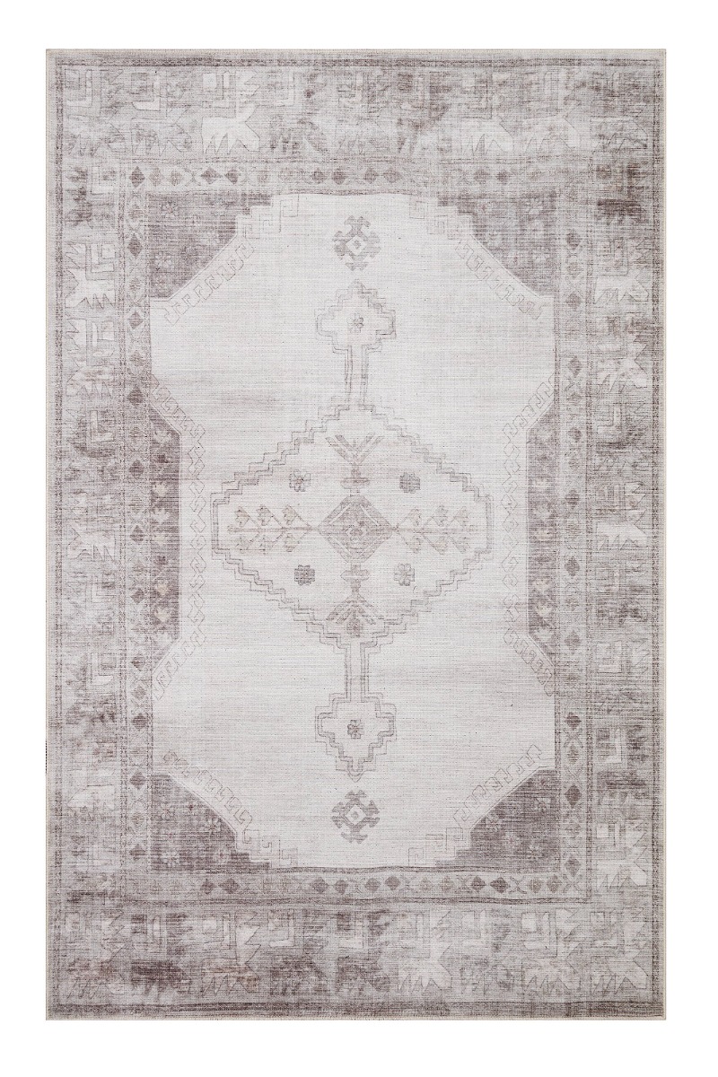 Verdun Lierre Creme 200x300 cm Tvättbar Bomullsmatta