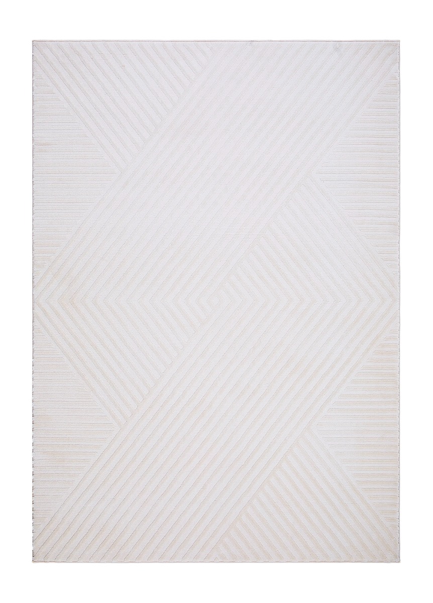 Elaro Striara Creme 160X230 cm Modern Matta