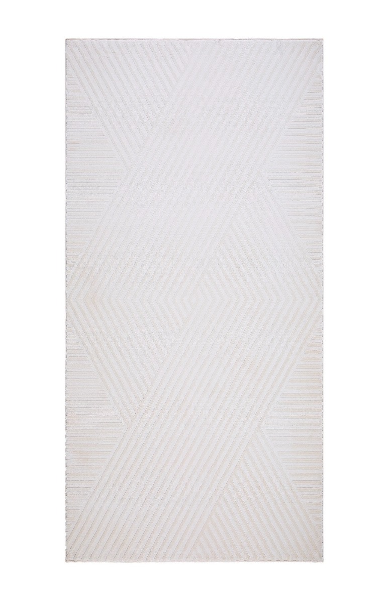 Elaro Striara Creme 80X150 cm Modern Matta