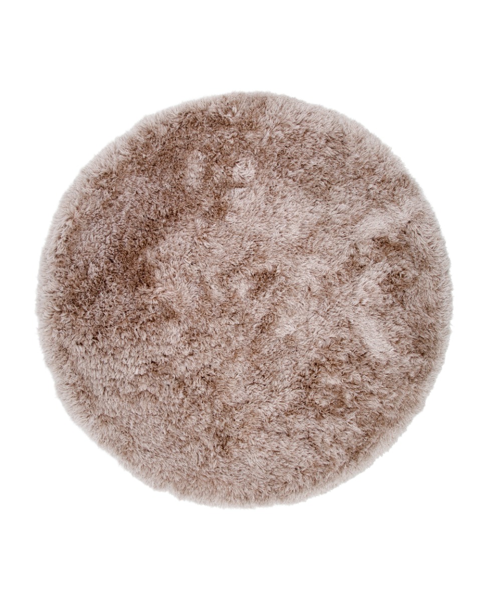 Valby Beige Rund 200 cm Ryamatta