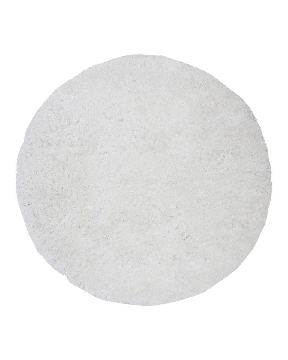 Valby Vit Rund 200 cm Ryamatta