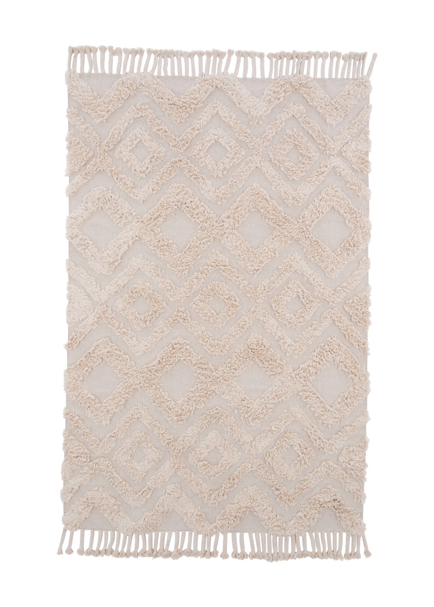 Rio Beige 250x350 cm Bomullsmatta