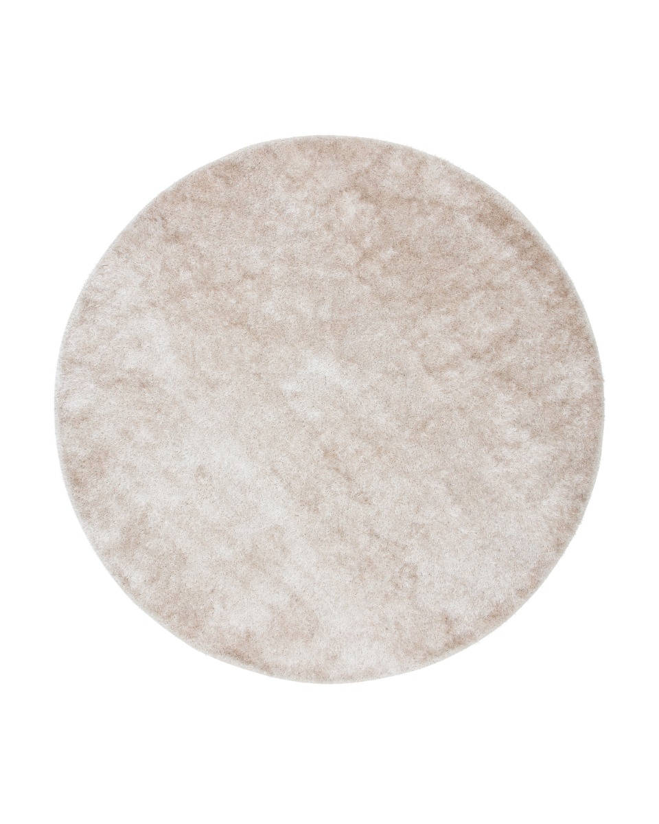 Ludvig Beige Rund 200 cm Mjuk Ryamatta