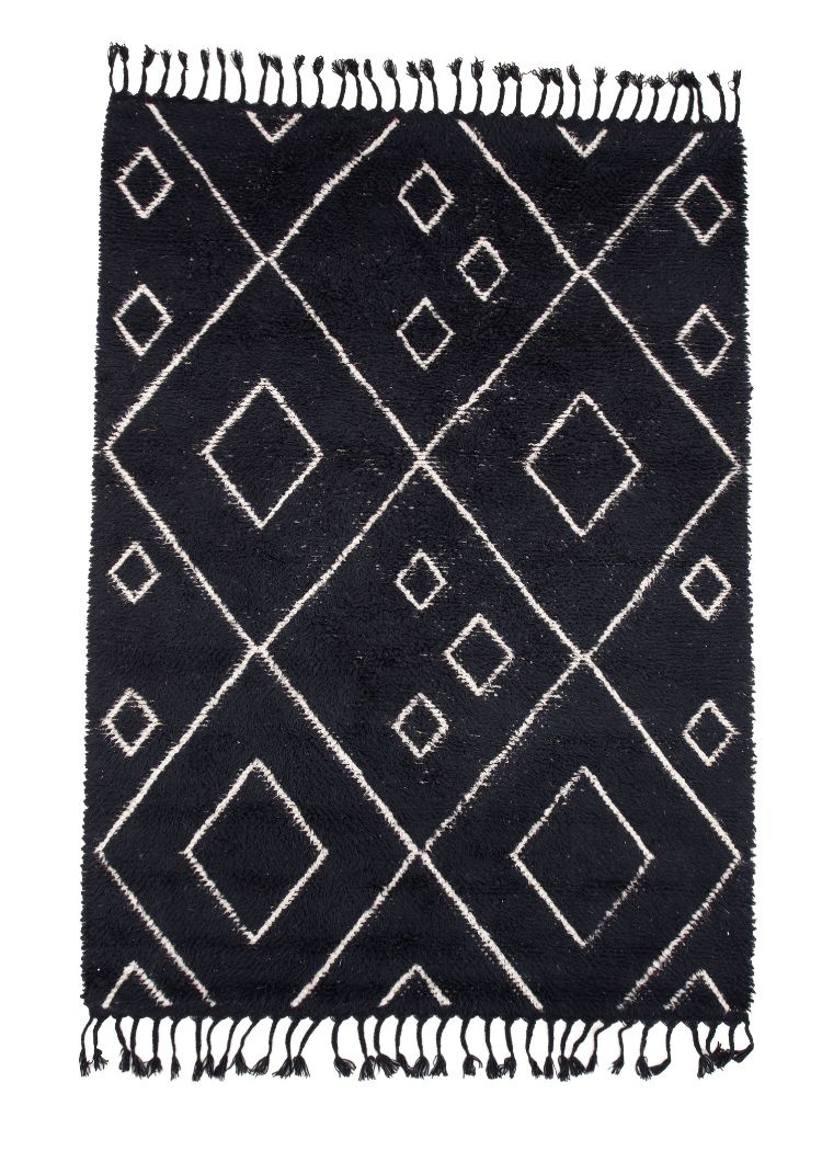 Lunora Svart 250x350 cm Ullmatta