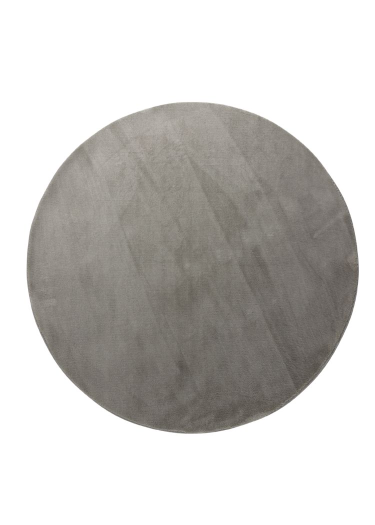 Haki Ljusgrå Rund 200 cm Ryamatta