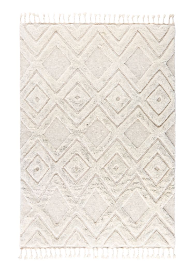 Vivaro Vit 200x300 cm Ullmatta