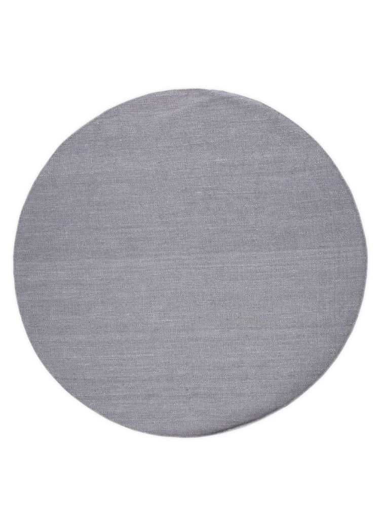 Anata Ljusgrå Rund 200 cm Ullmatta