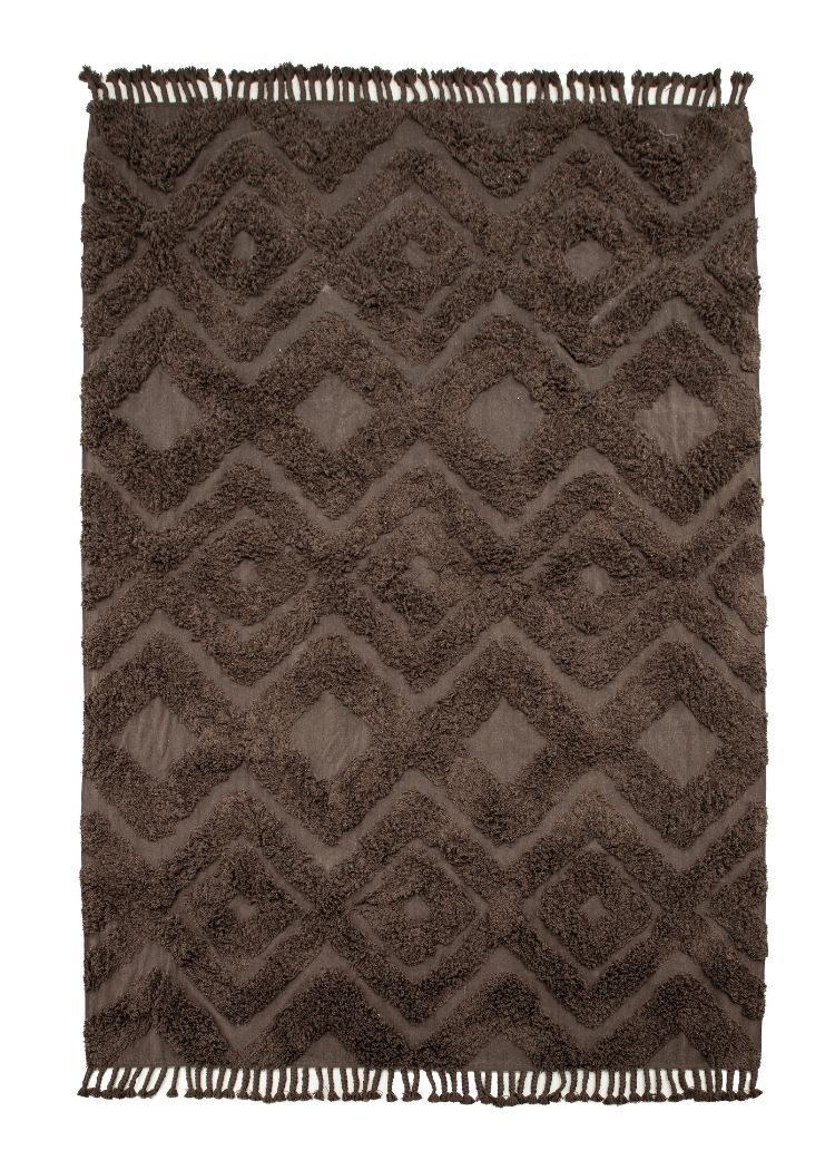 Rio Brun 250x350 cm Bomullsmatta