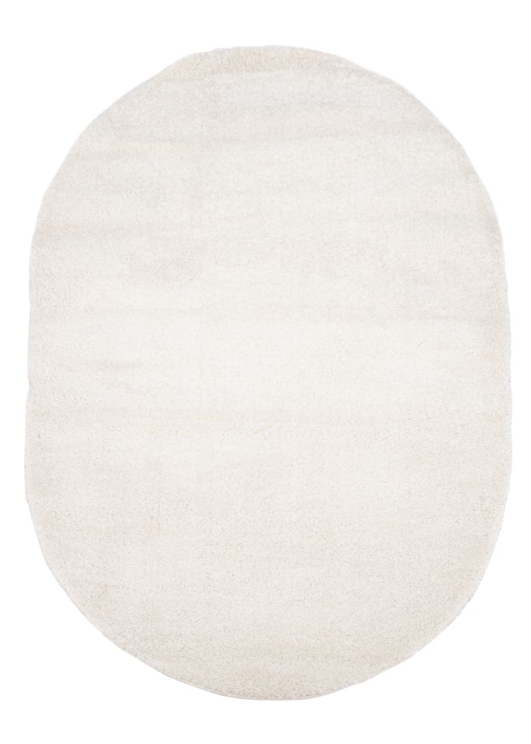 Nora Vit Oval 240x340 cm Ryamatta