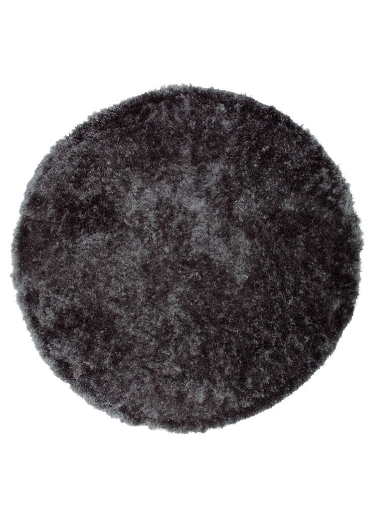 Harit Mörkgrå Rund 200 cm Ryamatta