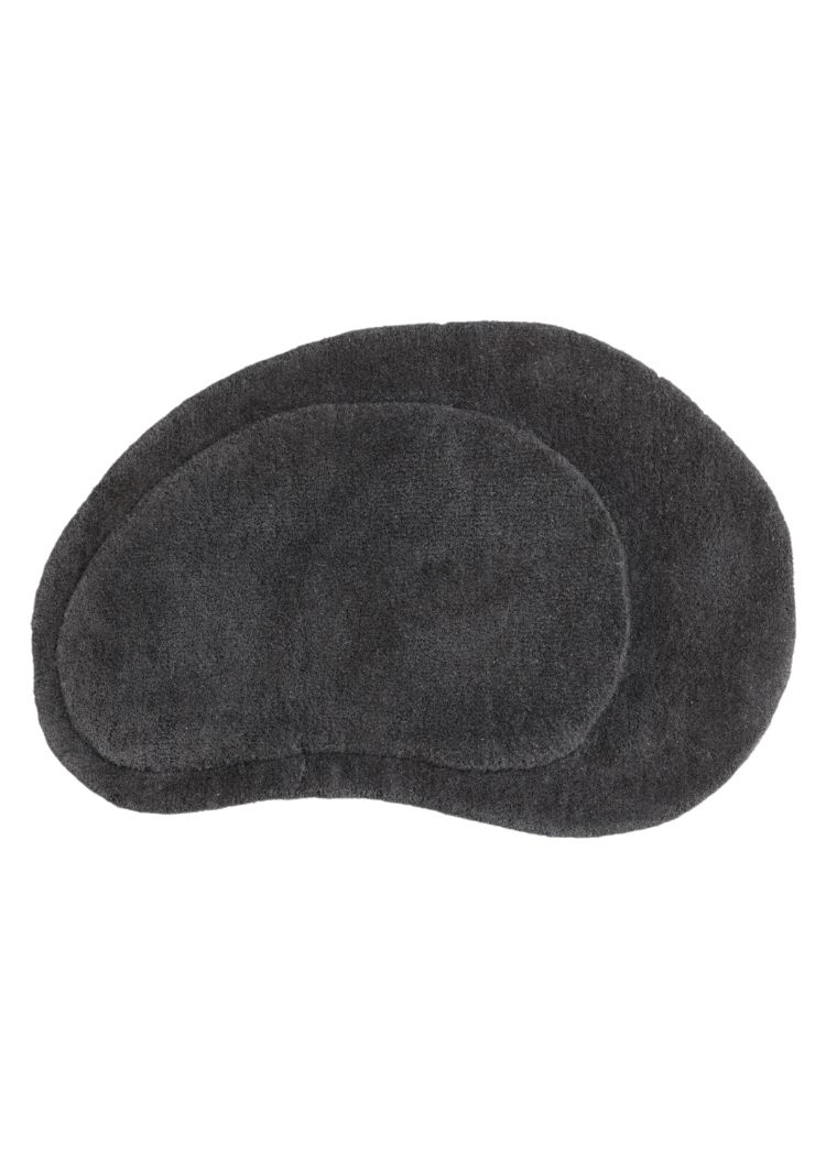 Calcolo Grå Oval 50x75 cm Dörrmatta