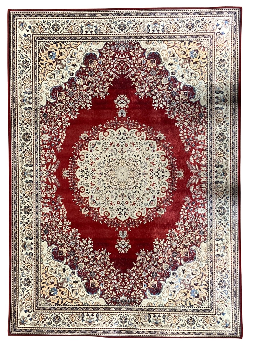 Villa Godthem Röd 160x230 cm Wiltonmatta