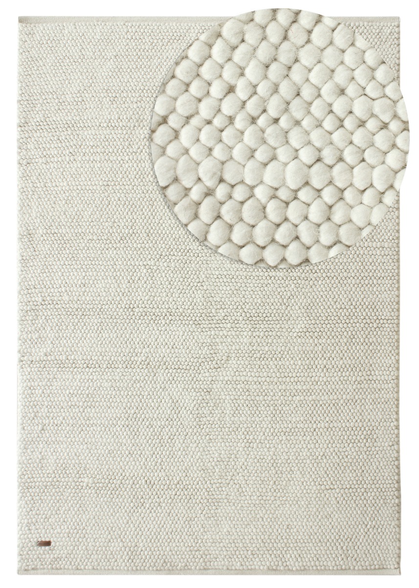 Maren Offwhite 160x230 cm Ullmatta