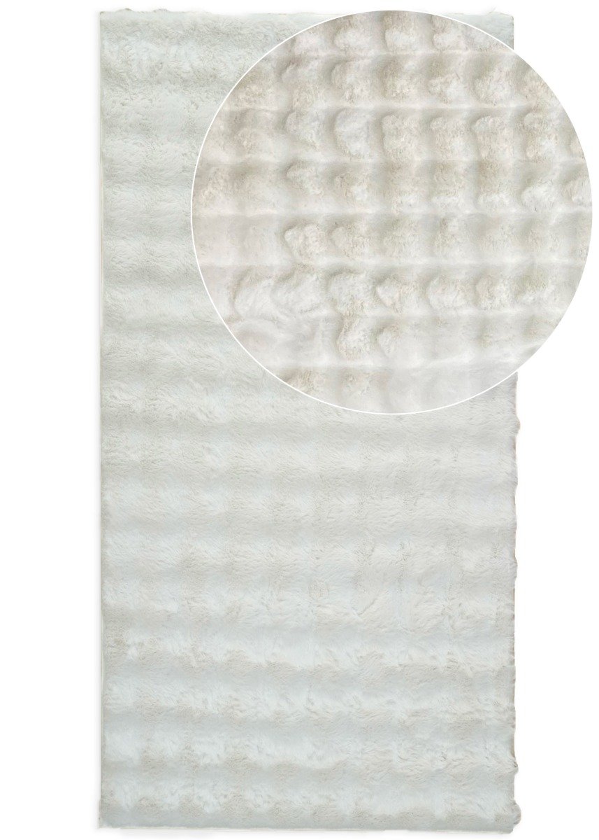 Rabbit Bubble Offwhite 80x300 cm Pälsmatta