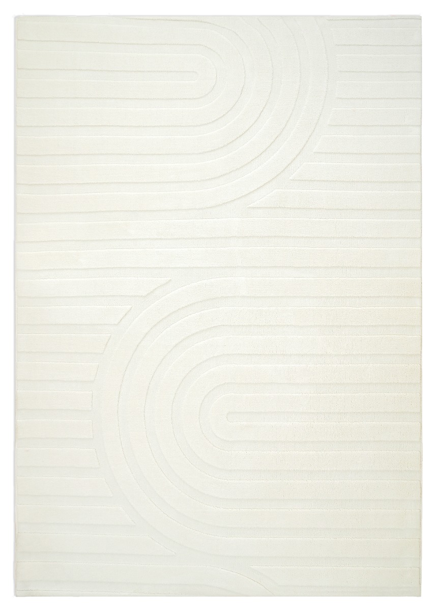 Fuzzy Lumo Offwhite 200x290 cm Tvättbar Mjuk Ryamatta