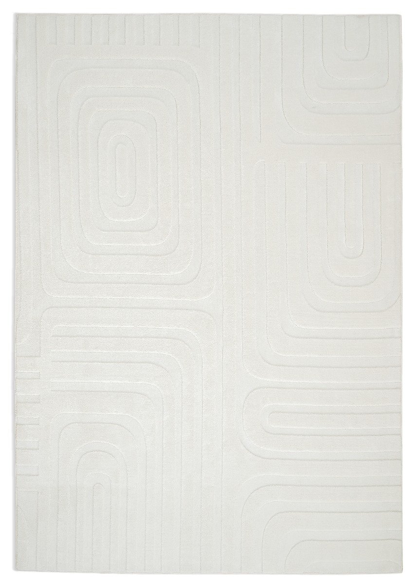 Fuzzy Vega Offwhite 200x290 cm Tvättbar Mjuk Ryamatta