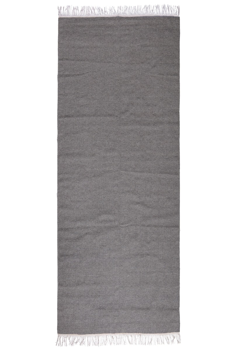 Dravik Grå 75x220 cm Ullmatta