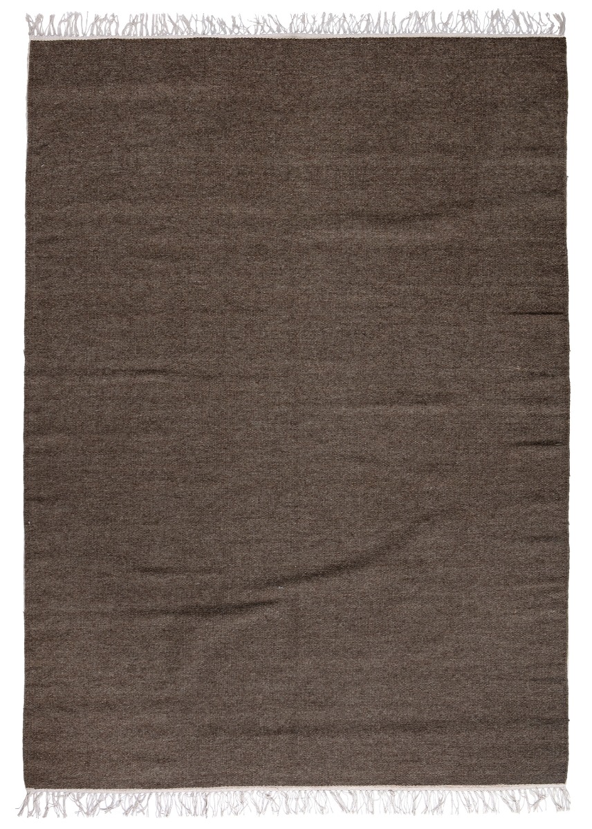 Dravik Brun 240x340 cm Ullmatta