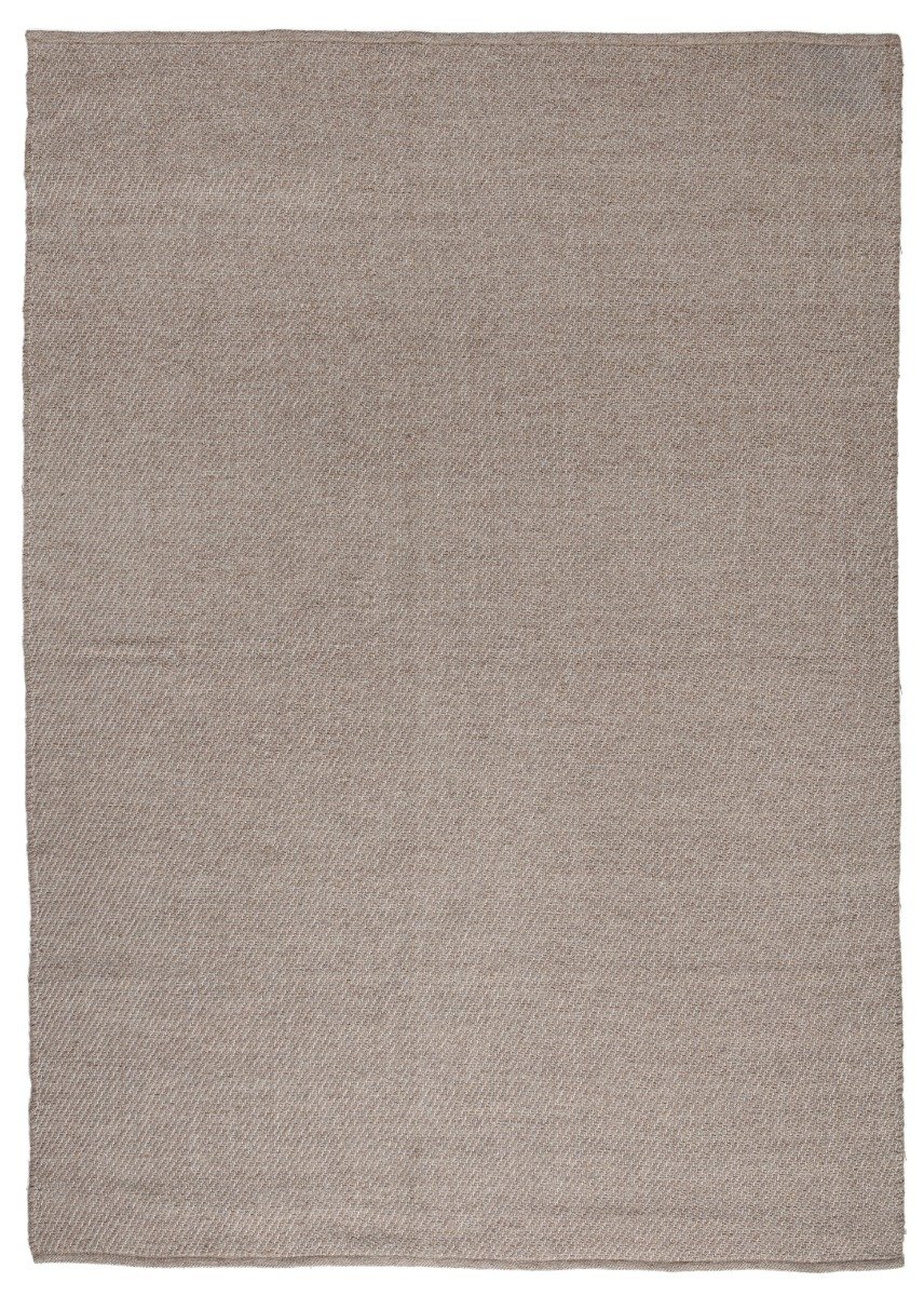 Celyra Mörkbeige 140x200 cm Ullmatta