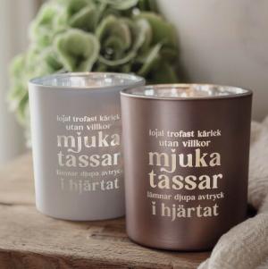 Ljuslykta Mjuka Tassar - Majas lyktor/ Barncancerfonden