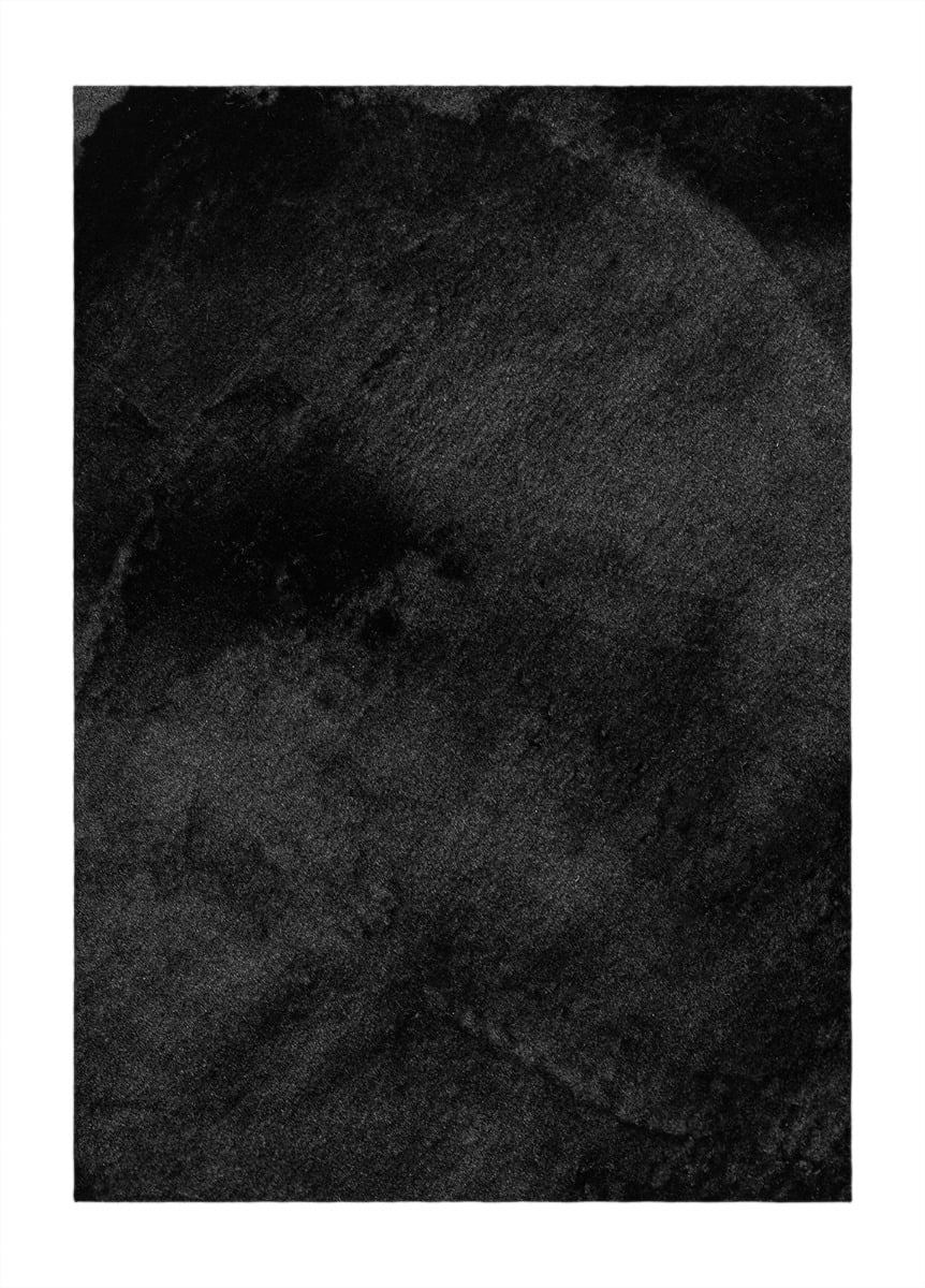 Koning Svart 200x290 cm Mjuk Ryamatta