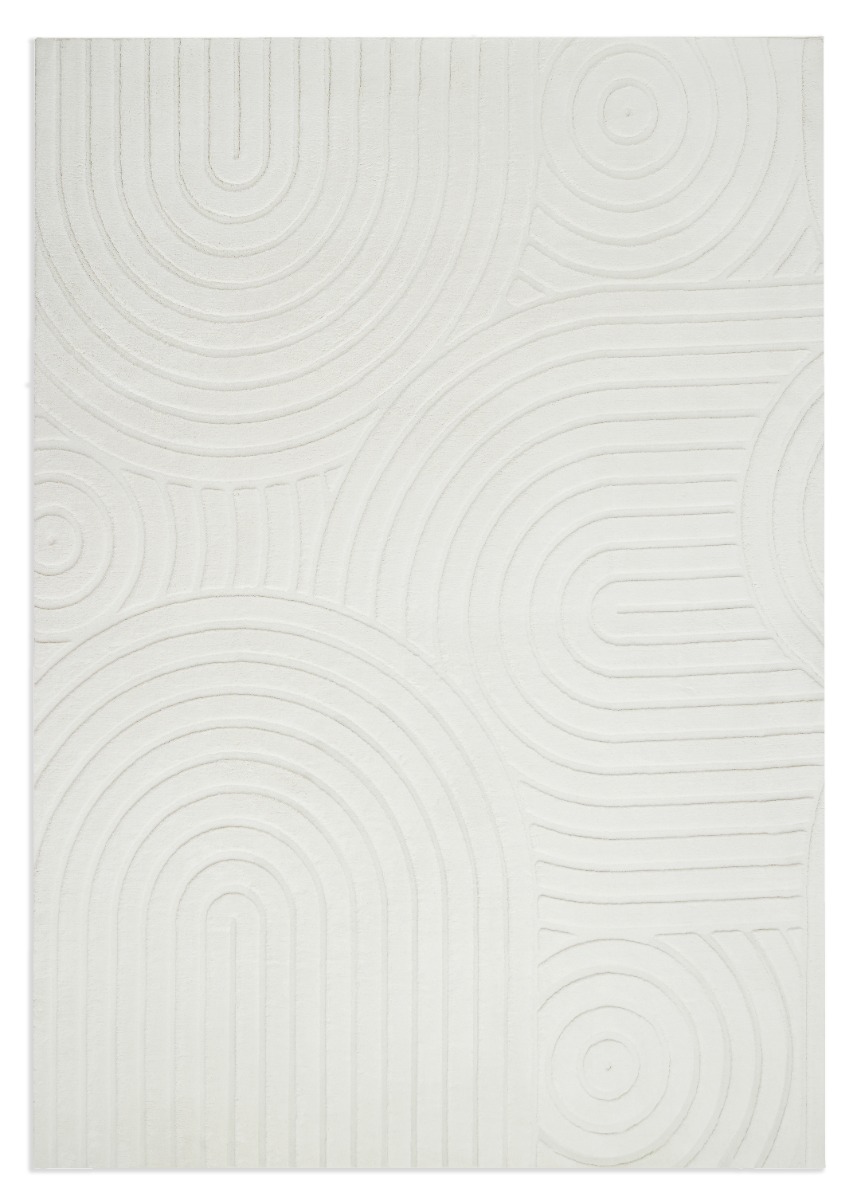 Fuzzy Lim Offwhite 140x200 cm Tvättbar Mjuk Ryamatta