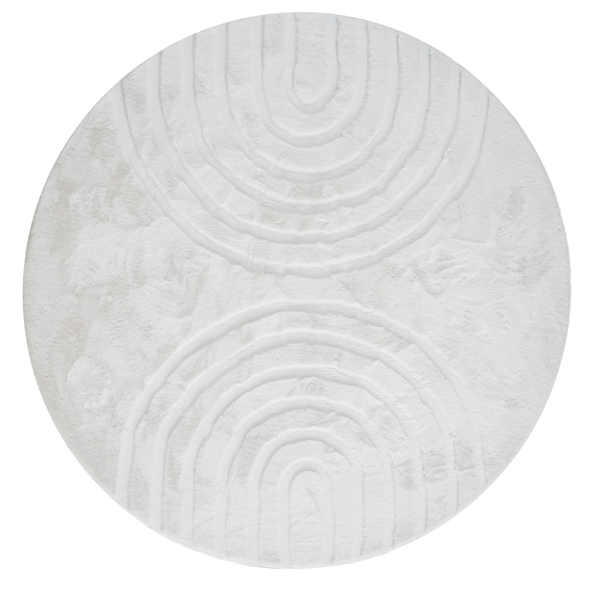 Rabbit Zen Offwhite Rund 240 cm Pälsmatta