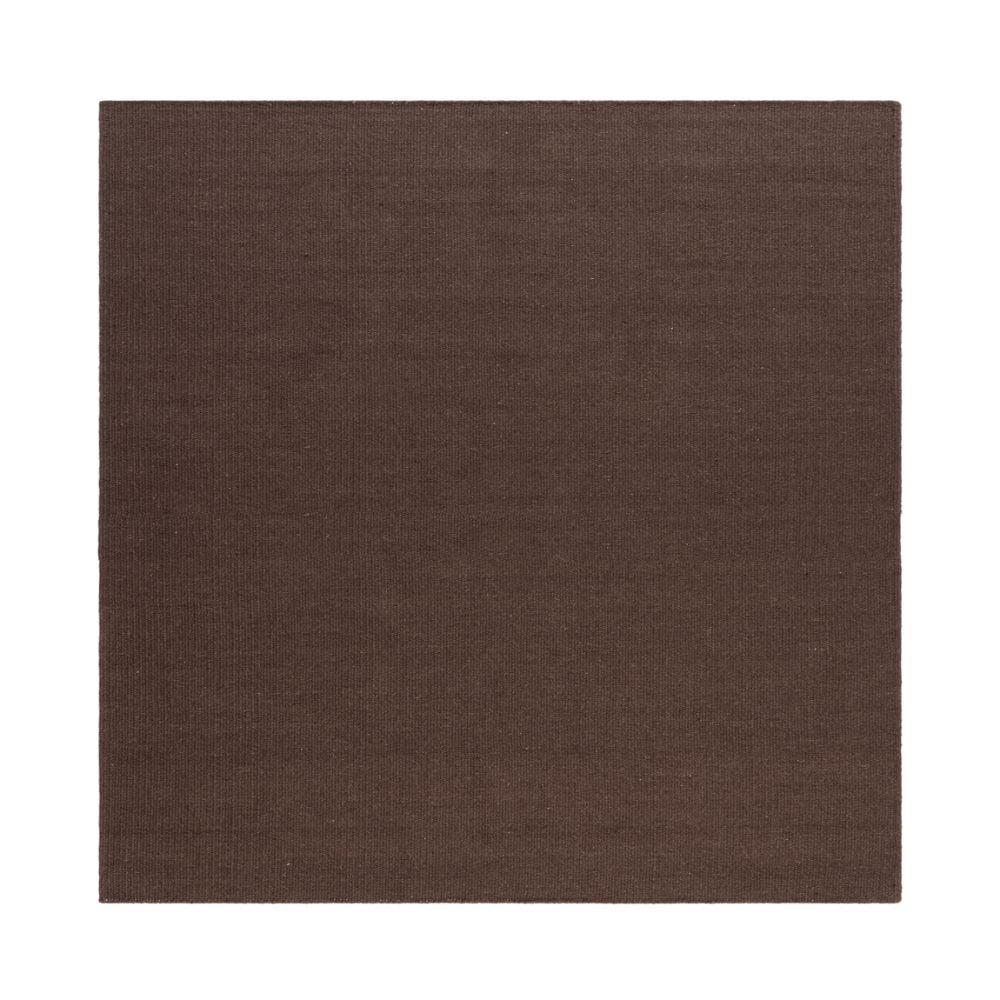 Arbo Choklad Kvadrat 200 cm Ullmatta