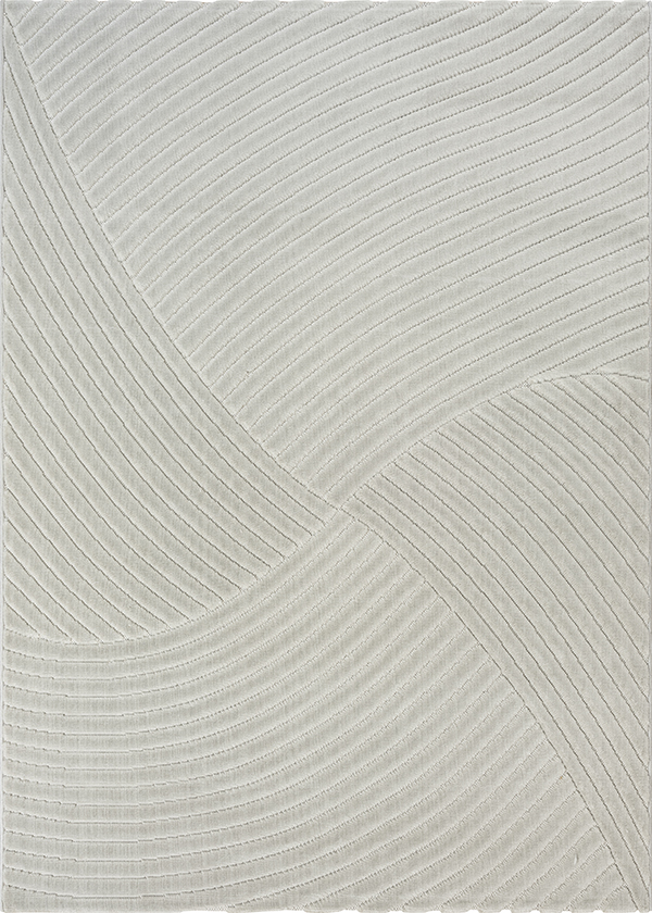 Leal Brush Grå 240x340 cm Inom- och Utomhusmatta