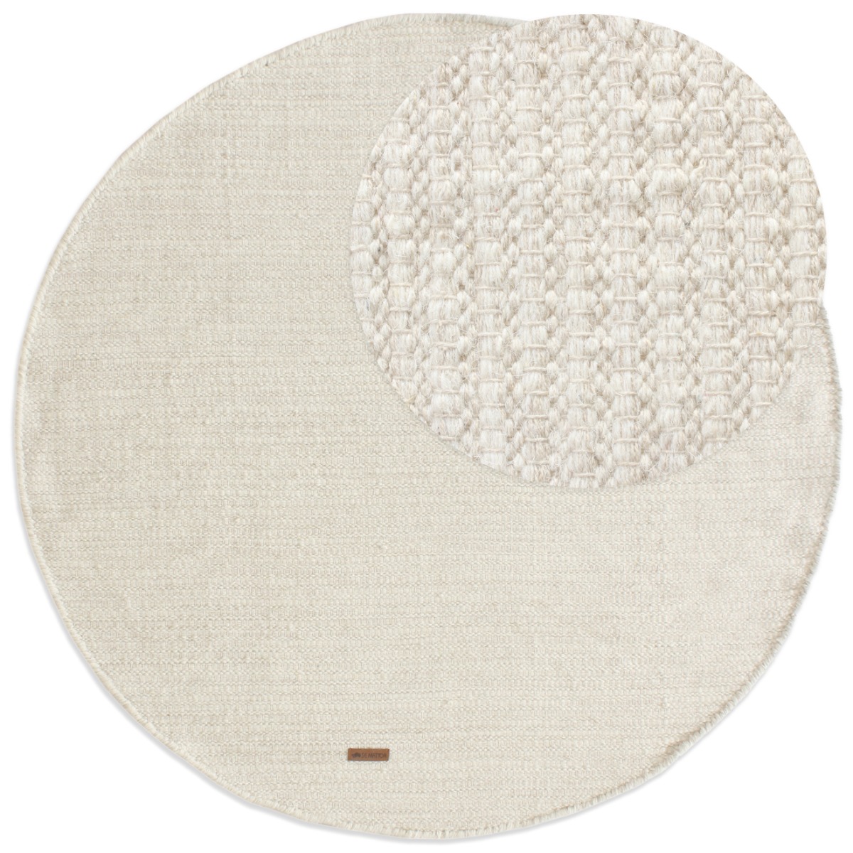 Molly Offwhite Rund 200 cm Ullmatta