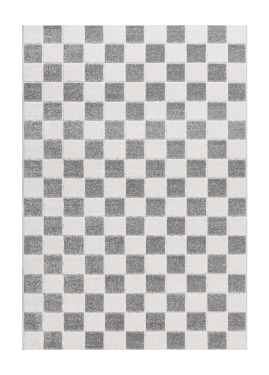 Santos Karo Grå 240x340 cm Inom- och Utomhusmatta